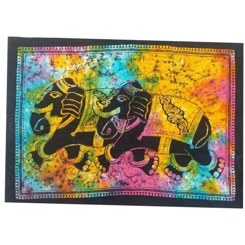 Elephant Printed Bed Sheet
